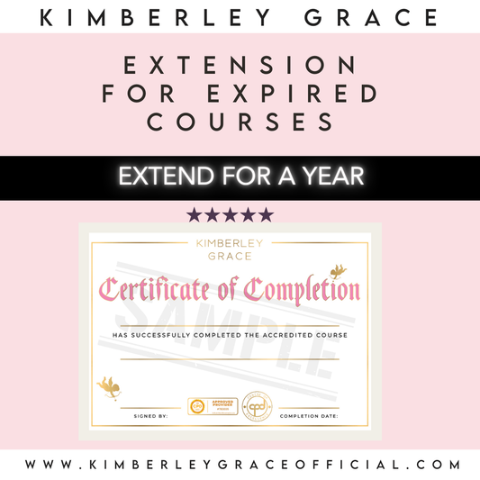 Course extension fee