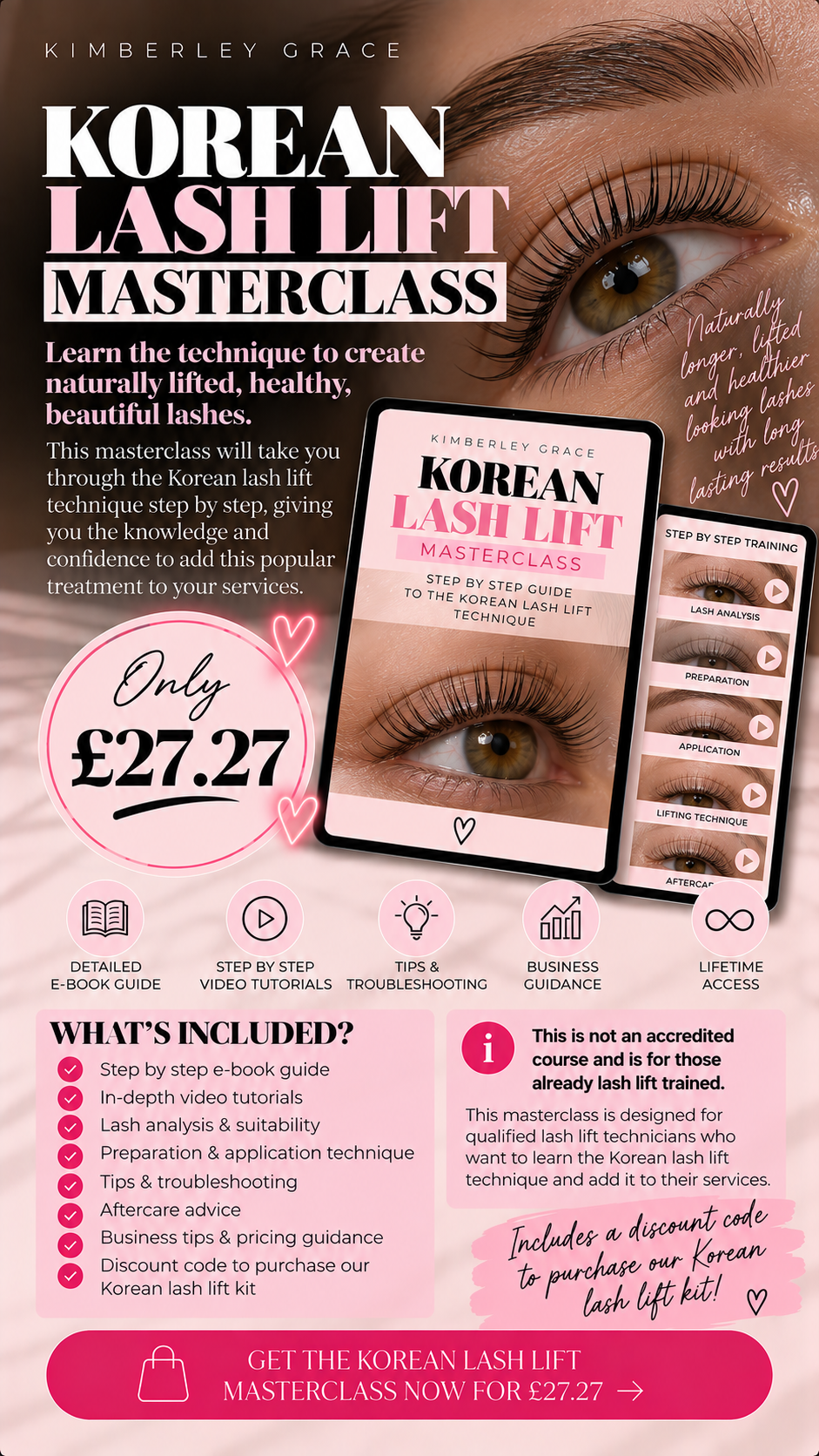 Korean Inspired Lash Lift Masterclass