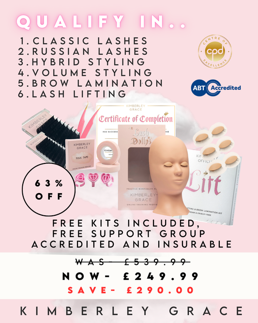 Classic/Russian/Brow Lamination/Lash Lift Course + KITS!