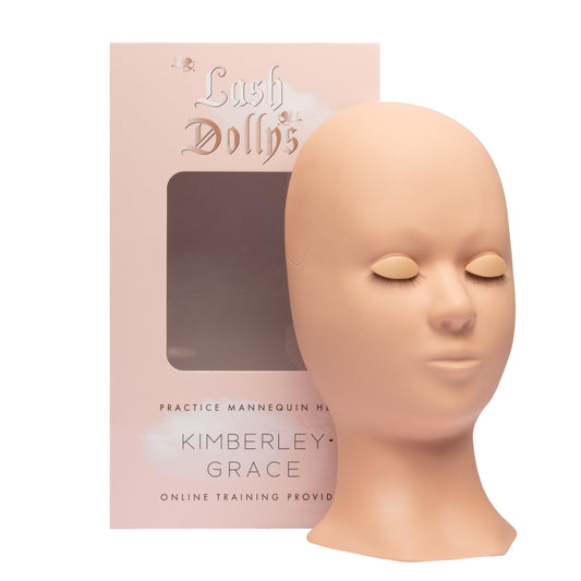 Lash Dolly - Practice dolls head with removable eyelids