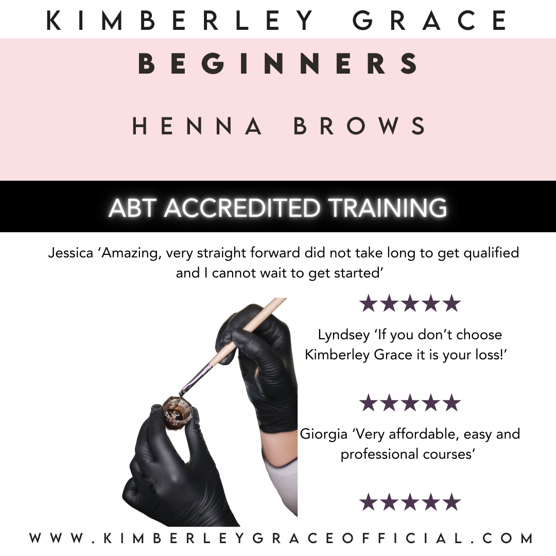 Henna Brow Course - ABT – Kimberley Grace Official