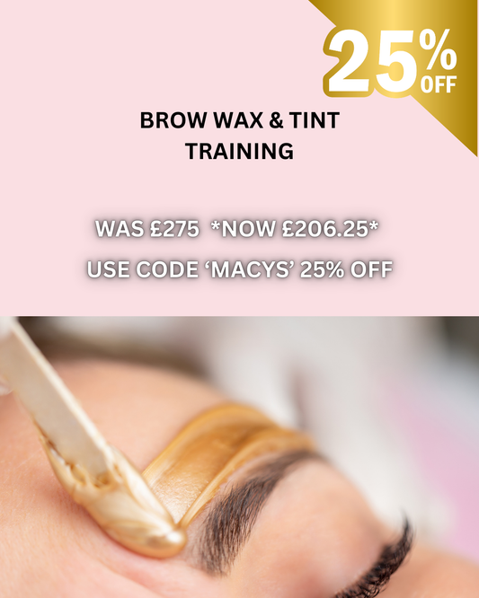 Brow Wax And Tint Instore Training Course