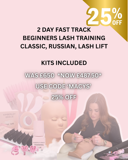 Classic, Russian & Lash Lift In Store Lash Course - Full Kit Included