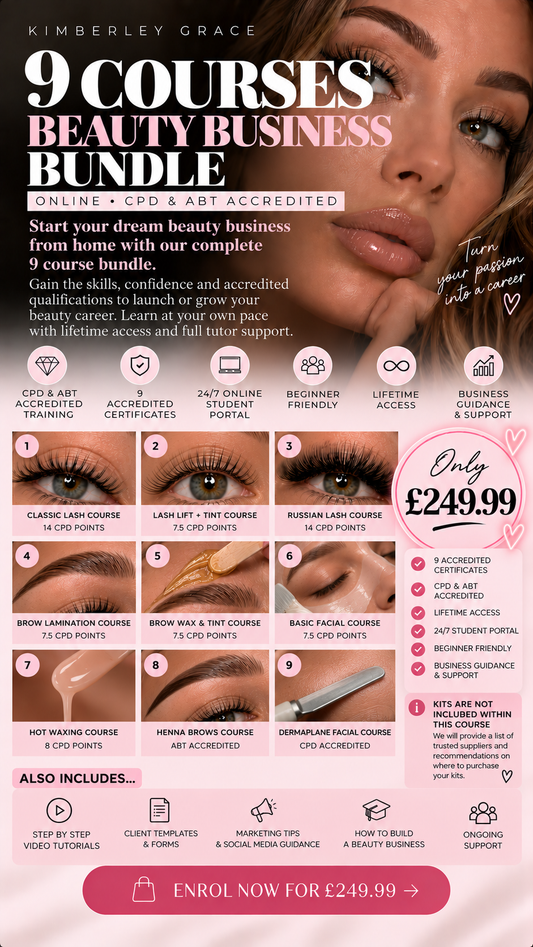Beauty Business Bundle Course - (9 Courses)