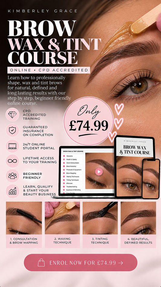 Brow Wax And Tint Course - CPD