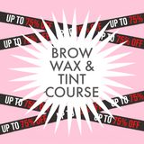 Brow Wax & Tint Course (Online) CPD & ABT