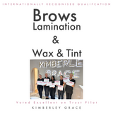 Brow Lamination and Brow Wax and Tint Course- Welling