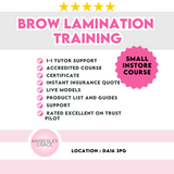 Brow Lamination Course- Welling