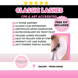 Classic Lash Course - ABT & CPD + FREE KIT