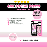 Done For You - 40 Social Media Posts