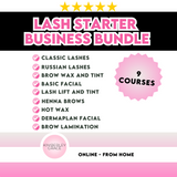Lash Artist Starter Business Course - 9 Courses