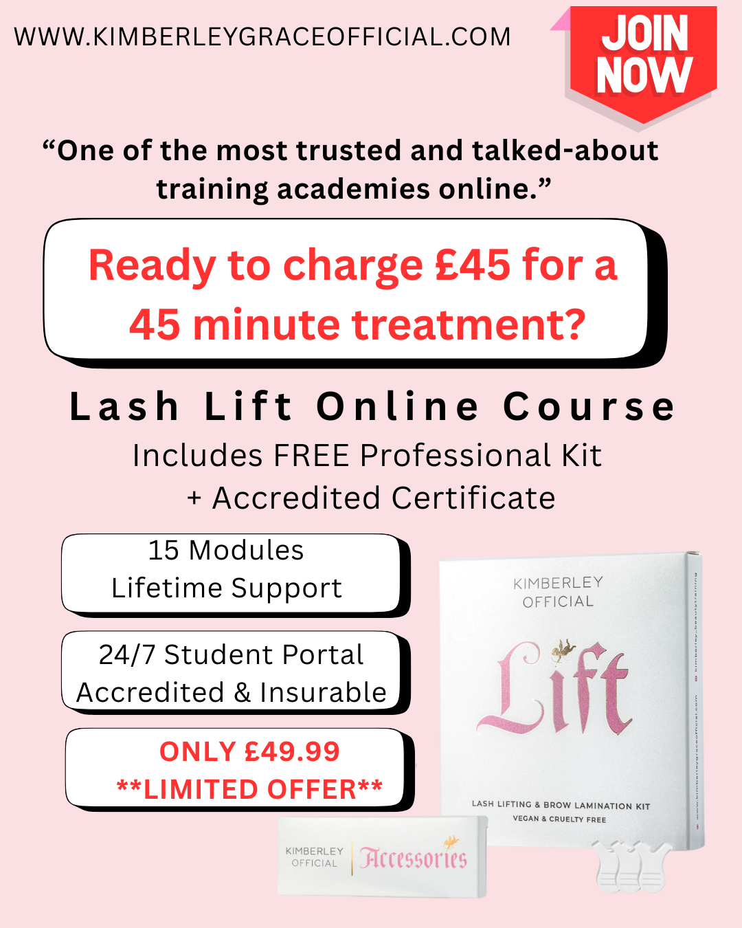 Lash Lift and Tint - CPD + FREE (LIFT) KIT