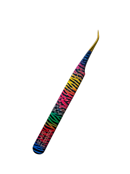 Multi Zebra Print Tweezer - End of line