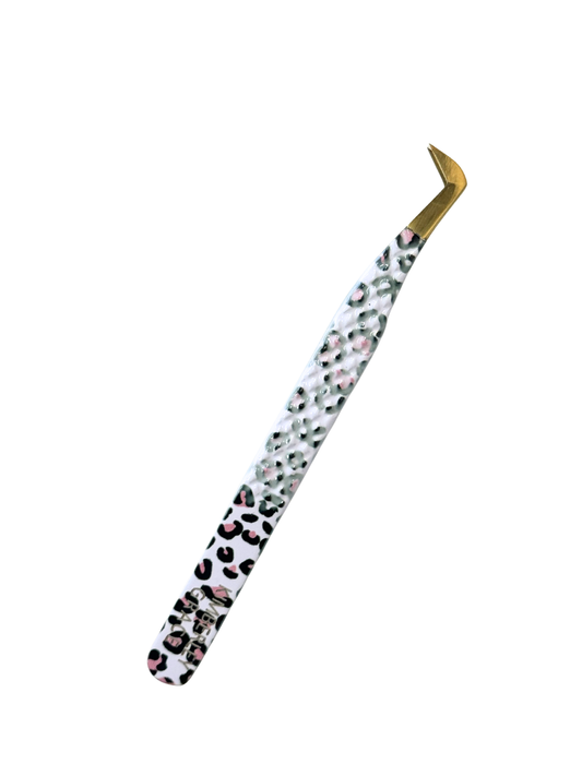 Pink Leopard Tweezer - End of line (B)