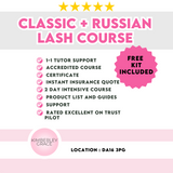 Classic and Russian Lash  Course - Welling