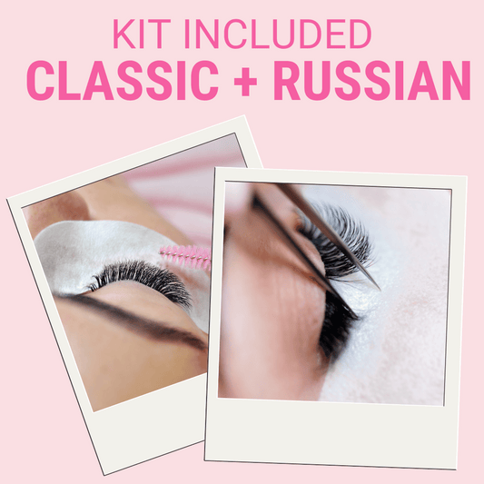 Classic, Russian & Lash Lift In Store Lash Course - Full Kit Included