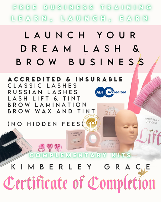 9 IN 1 - Lash & Brow (Beginners Course Business Bundle)