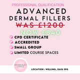 Advanced Dermal Filler Course / Booking Fee Only