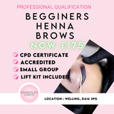 Henna Brow Instore Course- Welling