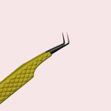 Yellow Eyelash Tweezer - Russian