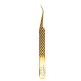 Gold Curved Russian Tweezer
